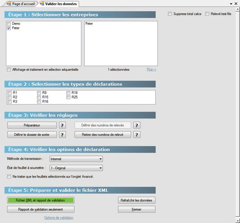 Validation Report - Quebec